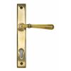 Aged Brass Newbury Slimline Lever Espag. Lock Set