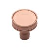 Heritage Brass Cabinet Knob Venetian Design 32mm Satin Rose Gold finish