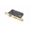 Atlantic Radius Corner Bathroom Lock [CE] 2.5" - Satin Brass