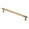 Lines Pull Handle 224mm c/c - Satin Brass