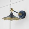 Smooth Brass Flora Wall Light in Dusk