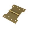 Satin Brass 4" x 3" x 5" Parliament Hinge (pair) ss