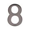 Heritage Brass Numeral 8 Self Adhesive 51mm (2") Matt Bronze finish