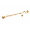 Silent Cabin Hook 10" - 250mm Polished Brass