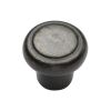 Rustic Pewter Cabinet Knob Newport Design 32mm