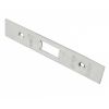 Forend Strike & Fixing Pack To Suit Flat Latch Fll5030-Satin Stainless Steel-Square Forend - Satin Stainless Steel