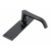 Black Deluxe Lever Latch Set