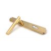 Polished Brass Art Deco Slimline Lever Espag. Lock Set