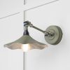 Smooth Nickel Flora Wall Light in Tump