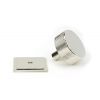 Polished Nickel Brompton Cabinet Knob - 38mm (Square)