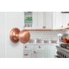 Old English Harrogate Solid Brass Mushroom Mortice Knob on Concealed Fix Rose - Urban Satin Copper