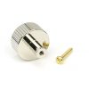 Polished Nickel Judd Cabinet Knob - 32mm (No rose)