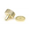 Polished Brass Brompton Cabinet Knob - 32mm (Plain)