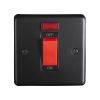 Eurolite Stainless Steel 45Amp Switch with Neon Indicator Matt Black