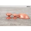 Old English Winchester Solid Brass Cabinet Cup Pull on Concealed Fix - Urban Satin Copper