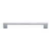 Heritage Brass Cabinet Pull Metro Design 203mm CTC Satin Chrome Finish