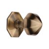 Heritage Brass Octagon Centre Door Knob 2 1/2" Antique Brass finish