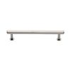 Heritage Brass Cabinet Pull Hexagon Design with 16mm Rose 160mm CTC Polished Nickel finish