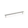 Alexander & Wilks - Brunel Knurled T-Bar Cupboard Handle - Polished Nickel - Centres 224mm