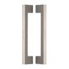 Heritage Brass Back to Back Door Pull Handle Metro Design 305mm Satin Nickel Finish