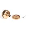 Polished Bronze Judd Cabinet Knob - 38mm (Plain)