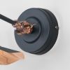 Smooth Copper Flora Wall Light in Soot