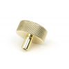 Polished Brass Brompton Cabinet Knob - 38mm (No rose)