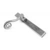 Pewter Monkeytail Slimline Lever Espag. Latch Set - LH