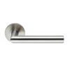 19mm Dia. Grade 4 Mitred Safety  Lever On Round Rose - Satin Stainless Steel