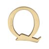 Heritage Brass Alphabet Q Pin Fix 51mm (2") Satin Brass Finish