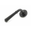 External Beeswax Regency Lever on Rose Set (Plain Rose) - Unsprung