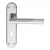 Serozzetta Scope Lever On Lock Backplate - Polished Chrome