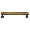 Heritage Brass Cabinet Pull Deco Design 203mm CTC Antique Brass Finish