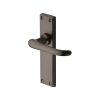 Heritage Brass Door Handle Lever Latch Windsor Design Matt Bronze finish