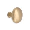 Mushroom 38mm Cupboard Knob Satin Brass