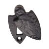 Shield Covered Escutcheon - Black Antique