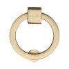 Heritage Brass Round Drop Pull Satin Brass finish