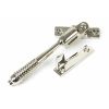 Polished Nickel Night-Vent Locking Reeded Fastener