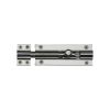 Heritage Brass Door Bolt Straight 4" x 1.5" Polished Chrome finish