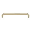 Heritage Brass Cabinet Pull Hex Angular Design 203mm CTC Polished Brass Finish