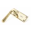 Aged Brass Hammered Newbury Lever Lock Set