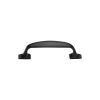 Heritage Brass Cabinet Pull Durham Design 76mm CTC Matt Black Finish