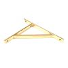 Polished Brass Chalfont Shelf Bracket (260mm x 200mm)