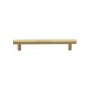 Heritage Brass Cabinet Pull Hexagon Design 128mm CTC Satin Brass finish