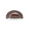 Alexander & Wilks - Collaco Ridged Cabinet Cup Pull - Dark Bronze