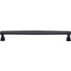 Heritage Brass Cabinet Pull Deco Design 254mm CTC Matt Black Finish