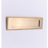 Georgian Letter Plate 250mm Satin Brass