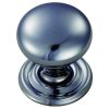 Hollow Victorian Knob 32mm - Polished Chrome