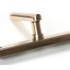 Polished Bronze Art Deco Slimline Lever Espag. Lock Set