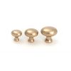 Polished Bronze Moore Cabinet Knob - 32mm